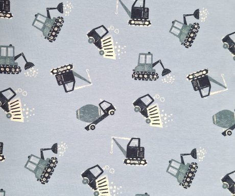 Baustelle Jeansblau